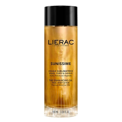 Lierac The Enhancing Oil Face Body And Hair Multifunkcyjny suchy olejek dodający blasku z drobinkami złota 100 ml