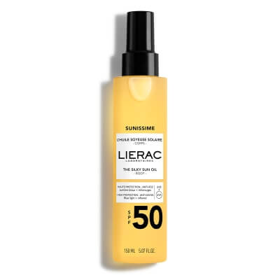 Lierac The Silky Sun Oil SPF 50 Olejek do ciała SPF 50 150 ml