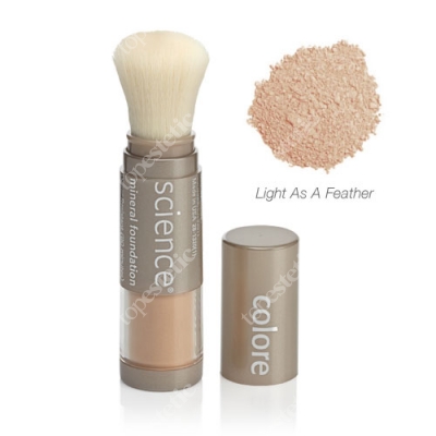 Colorescience Loose Mineral Foundation Brush Minerały w pędzlu SPF 20 - kolor Light As A Feather (jasny ciepły) 6 g