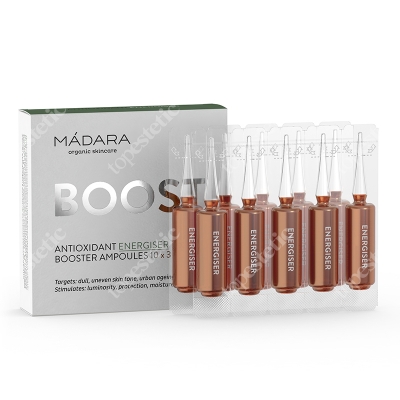 Madara Antioxidant Energiser Booster Ampułki rozświetlające 10x3 ml