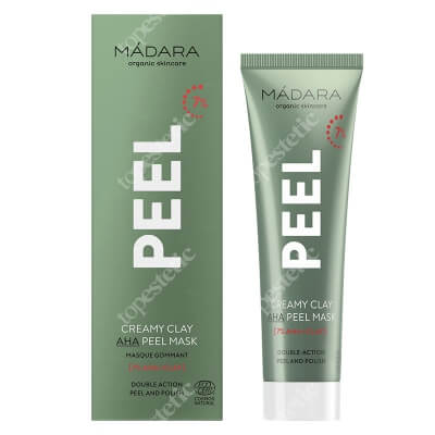 Madara Creamy Clay AHA Peel Mask Kremowa maska złuszczające kwasy AHA i glinka 60 ml