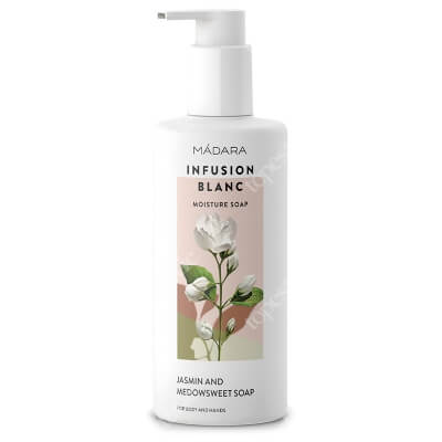 Madara Infusion Blanc Moisture Soap Nawilżające mydło do rąk i ciała - Jaśmin 300 ml