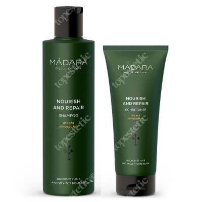 Madara Nourish and Repair Set ZESTAW Szampon wzmocnienie i naprawa 250 ml + Odżywka wzmocnienie i naprawa 200 ml