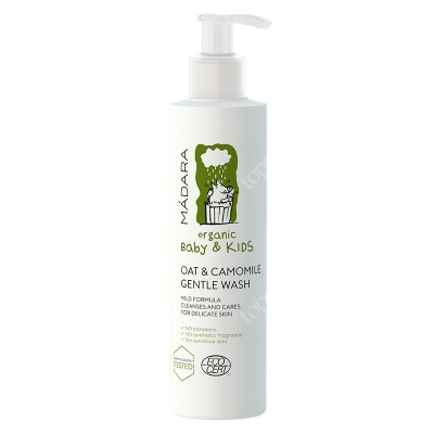 Madara Oat and Camomile Gentle Wash Delikatny płyn do mycia i kąpieli dla dzieci i niemowląt 190 ml