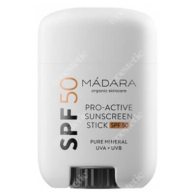 Madara Pro Active Sunscreen Stick SPF 50 Mineralny krem z filtrem w sztyfcie 18 g