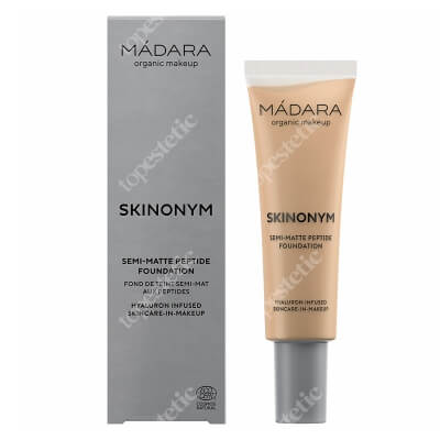 Madara Skinonym Półmatowy podkład peptydowy (kolor Sand 40) 30 ml