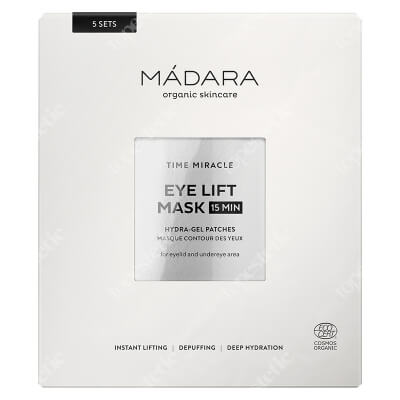 Madara Time Miracle Eye Lift Mask Maska płatki hydra żelowe pod oczy 5 par