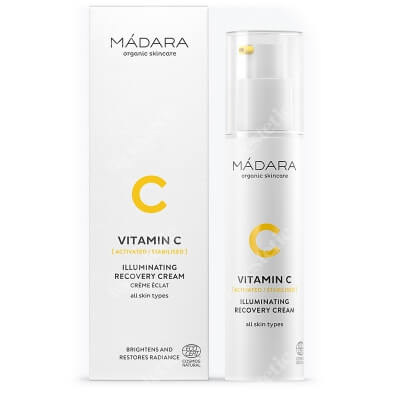 Madara Vitamin C Illuminating Recovery Cream Rozświetlający krem regenerujący z witaminą C 50 ml