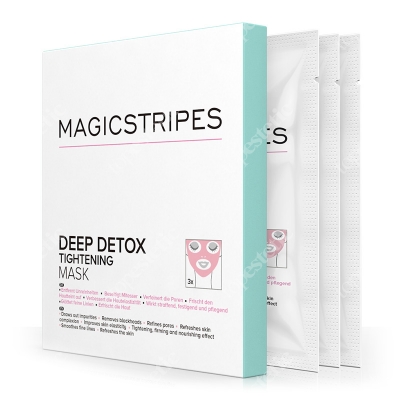 Magicstripes Deep Detox Tightening Mask Maseczka detoksykująco-napinająca 3 szt.