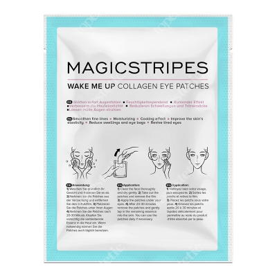 Magicstripes Wake Me Up Collagen Eye Patches Maseczka pod oczy 1 szt.