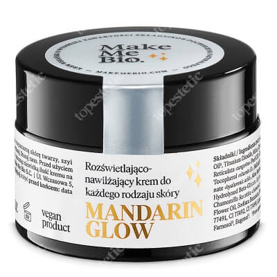 Make Me Bio Mandarin Glow Krem rozświetlająco-nawilżający do każdego rodzaju skóry 30 ml