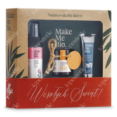 Make Me Bio Orange Energy 2019 ZESTAW Hydrolat z róży damasceńskiej 100 ml + Nawilżający krem dla skóry normalnej i wrażliwej 60 ml + Regeneracyjny krem do rąk 30 ml