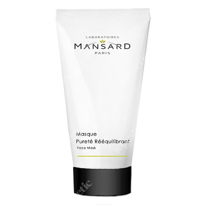 Mansard Masque Pureté Reequilibrant Maska oczyszczająca z węglem aktywnym 75 ml