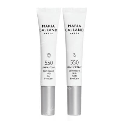 Maria Galland Day and Night Eye Care Duo (550) Rozświetlające i regenerujące DUO na okolice oczu 2 x 10 ml