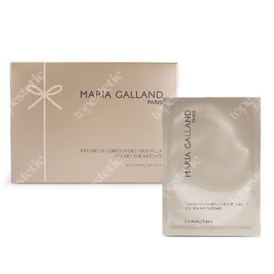 Maria Galland Mille Golden Eye Patches 2019 Złote płatki pod oczy z unikalnymi składnikami aktywnymi 1 opak
