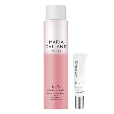 Maria Galland Young Look ZESTAW Krem na okolice oczu i zmarszczki 15 ml + Dwufazowy płyn do demakijażu oczu 100 ml