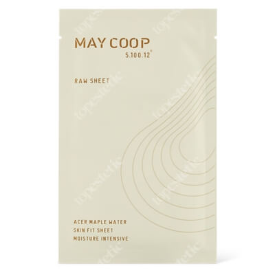May Coop Raw Mask Sheet Intensywnie nawilżająca, odżywcza maseczka w bawełnianej płachcie 25 g
