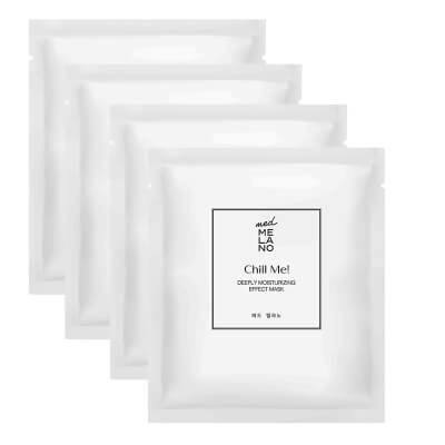 Med Melano Chill Me! Deeply Moisturizing Effect Mask x 4 ZESTAW Maska głęboko nawilżająca dla skóry zestresowanej 1 szt x 4