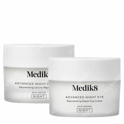 Medik8 Advanced Night Set ZESTAW Odżywczy krem pod oczy 15 ml + Odbudowujący krem naprawczy na noc 12,5 ml