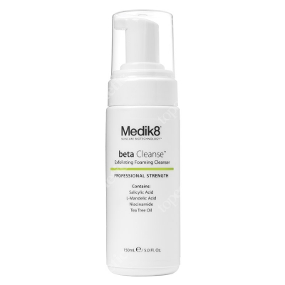 Medik8 Beta Cleanse Głęboko oczyszczająca pianka do twarzy dla skóry trądzikowej 150 ml