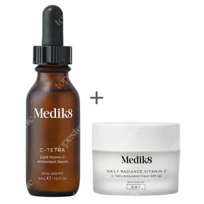 Medik8 C-Tetra Set ZESTAW Serum z witaminą C i antyoksydantami 30 ml + Krem antyoksydacyjny C-Tetra SPF 30 12,5 ml