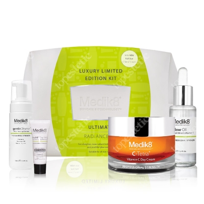 Medik8 Medik8 Ultimate Radiance Kit ZESTAW dla skóry zmęczonej i pozbawionej blasku 50 ml, 30 ml, 40 ml, 5 ml