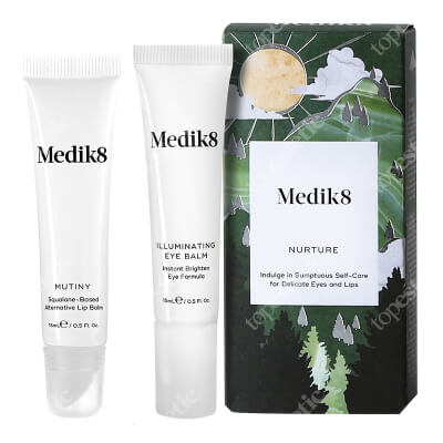 Medik8 Nurture ZESTAW Krem pod oczy 15 ml + Balsam do ust na bazie skwalanu 15 ml