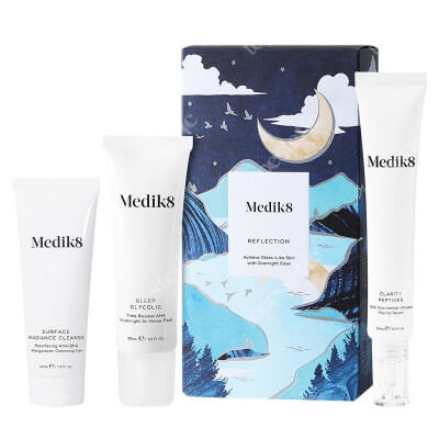 Medik8 Reflection ZESTAW Żel oczyszczający 40 ml + Serum peptydowe z niacynamidem 30 ml + Peeling 30 ml