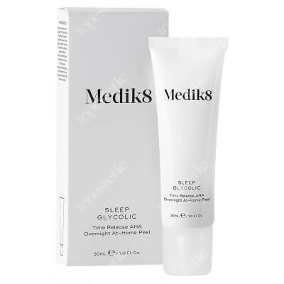 Medik8 Sleep Glycolic Peeling z opóźnionym uwalnianiem kwasów AHA do stosowania na noc 30 ml