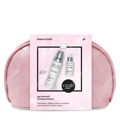 Mesoestetic Age Element Firming Set ZESTAW Krem ujędrniający do twarzy 50 ml + Koncentrat liftingujący 30 ml + Kosmetyczka 1 szt