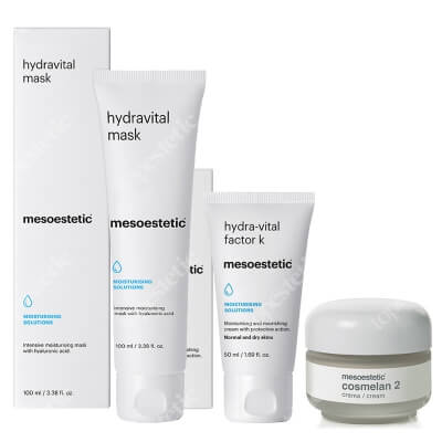 Mesoestetic Cosmelan 2 Kit ZESTAW Krem na przebarwienia 30 g + Krem o silnym działaniu odżywczo-nawilżającym na twarz i szyję 50 ml + Maska 100 ml