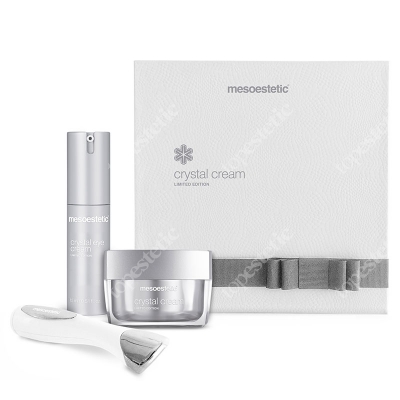 Mesoestetic Crystal Cream + Crystal Eye Cream ZESTAW Krem do twarzy 50 ml + Krem pod oczy 15 ml + Stymulator jonizujący EDYCJA LIMITOWANA