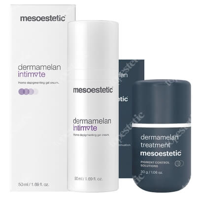 Mesoestetic Dermamelan Set ZESTAW Krem na przebarwienia do stosowania w domu 30 g + Żel - krem depigmentujący 50 ml