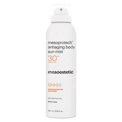 Mesoestetic Mesoprotech Antiaging Body Sun Mist SPF 30+ Mgiełka do ciała 200 ml