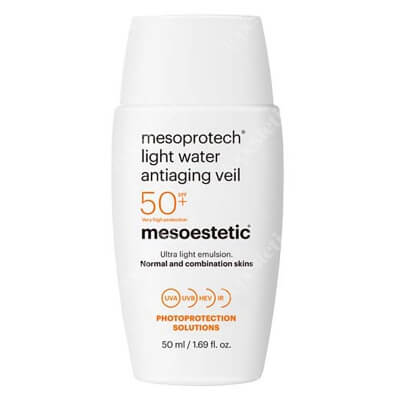 Mesoestetic Mesoprotech Light Water Antiaging Veil SPF 50+ Ultralekki fluid anti-aging SPF50+ 50 ml