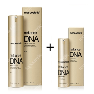 Mesoestetic Radiance DNA Day Set ZESTAW Krem remodelujący okolice oka 15 ml + Krem remodelujący na dzień 50 ml