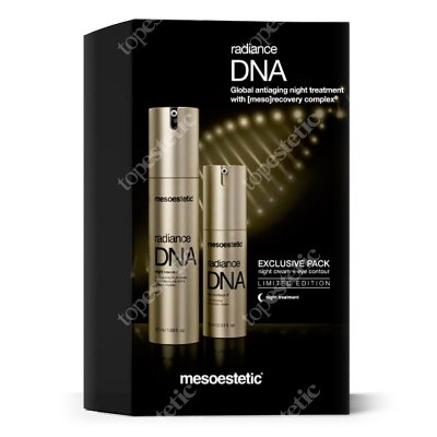 Mesoestetic Radiance DNA Night Kit ZESTAW Krem remodelujący okolice oka 15 ml + Krem remodelujący na noc 50 ml