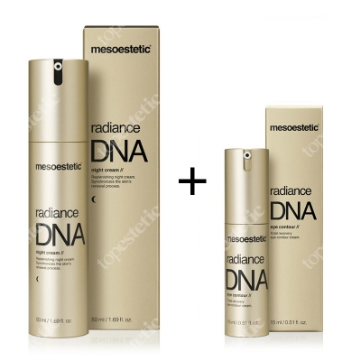 Mesoestetic Radiance DNA Night ZESTAW Krem remodelujący okolice oka 15 ml + Krem remodelujący na noc 50 ml