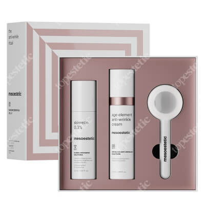 Mesoestetic The Anti - Wrinkle Ritual ZESTAW Krem restrukturyzacyjny 50 ml + Wielozadaniowy krem na noc 50 ml + Masażer do twarzy 1 szt