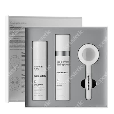 Mesoestetic The Lifting Ritual ZESTAW Krem ujędrniający do twarzy 50 ml + Wielozadaniowy krem na noc 50 ml + Masażer do twarzy 1 szt