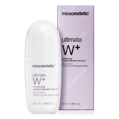 Mesoestetic Ultimate W+ Whitening Antiperspirant Roll On Antyperspirant przeciw przebarwieniom 50 ml