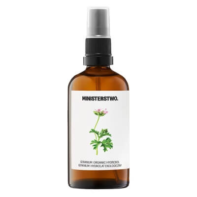 Ministerstwo Dobrego Mydła Hydrolat Geranium Hydrolat z kwiatu geranium 100 ml