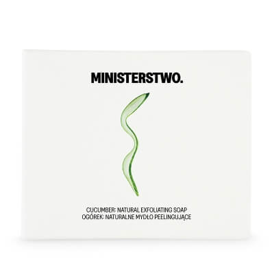 Ministerstwo Dobrego Mydła Ogórek Naturalne, mocno peelingujące mydło z koralowcem irlandzkim i spiruliną 100 g