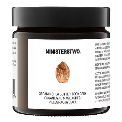Ministerstwo Dobrego Mydła Organiczne Masło Shea Masło idealne do pielęgnacji skóry suchej i wrażliwej 75 g