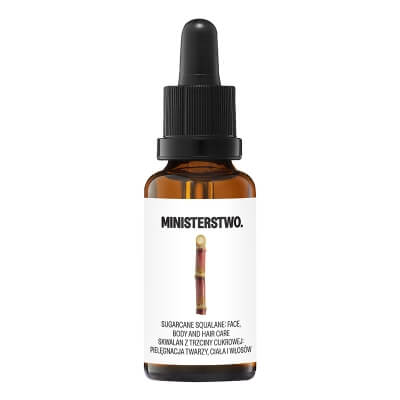 Ministerstwo Dobrego Mydła Skwalan z Trzciny Cukrowej Lekki bezzapachowy olejek 30 ml