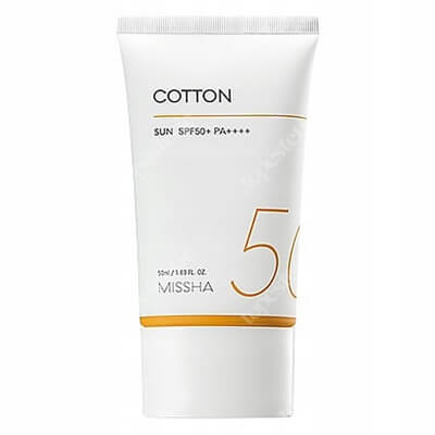 Missha All Around Safe Block Cotton Sun SPF50+/PA+++ Lekki krem z ochroną UV 50 ml