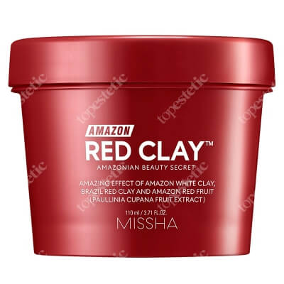 Missha Amazon Red Clay Pore Mask Maska oczyszczająca 110 ml