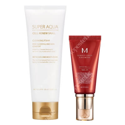 Missha BB And Clean ZESTAW Krem BB 50 ml + Pianka myjąca 100 ml