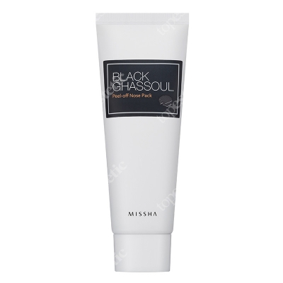 Missha Black Ghassoul Peel_Off Nose Pack Oczyszczająca maska na nos, usuwa wągry i zaskórniki 50 ml