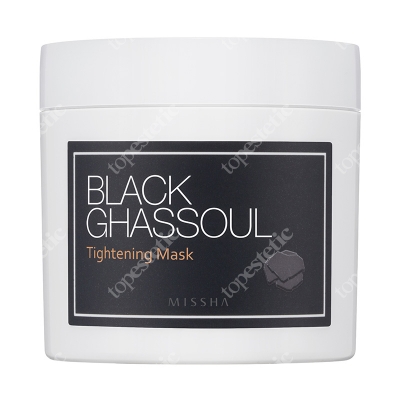 Missha Black Ghassoul Tightening Mask Maska pielęgnująca i zwężająca pory 95 g